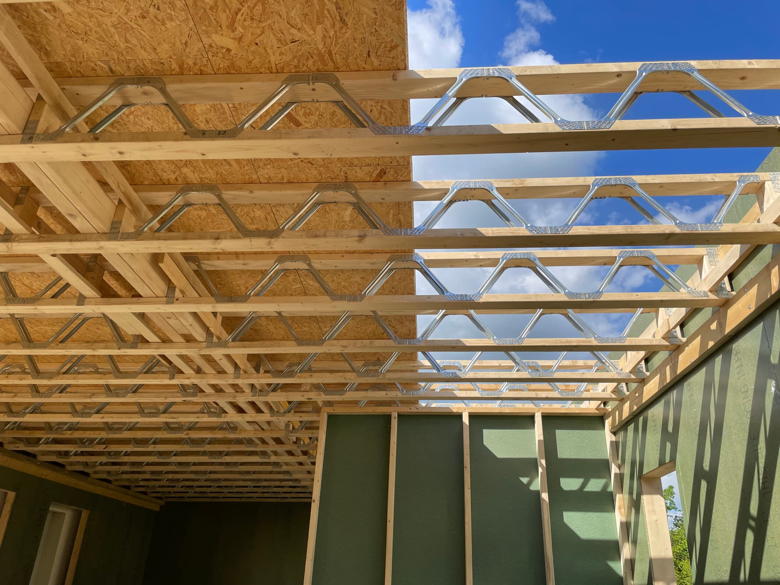 Construction d'une ossature en bois