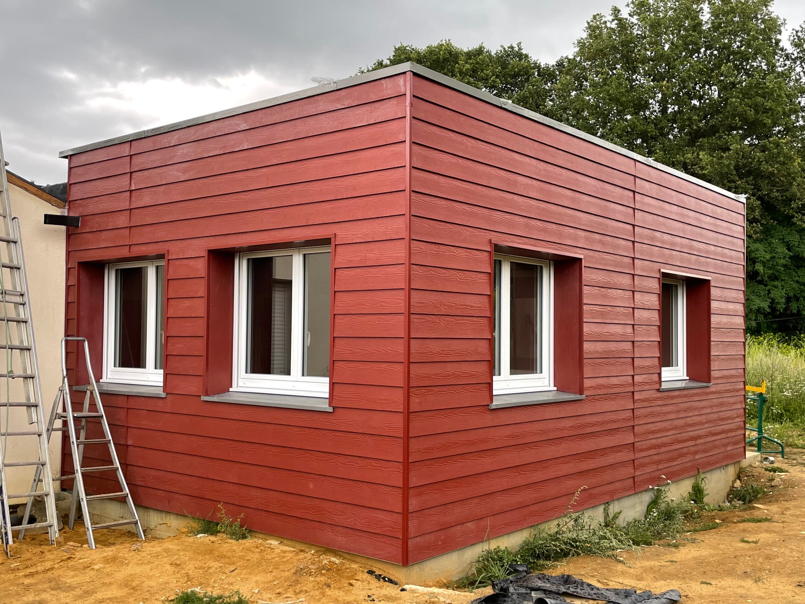 Extension maison ossature bois