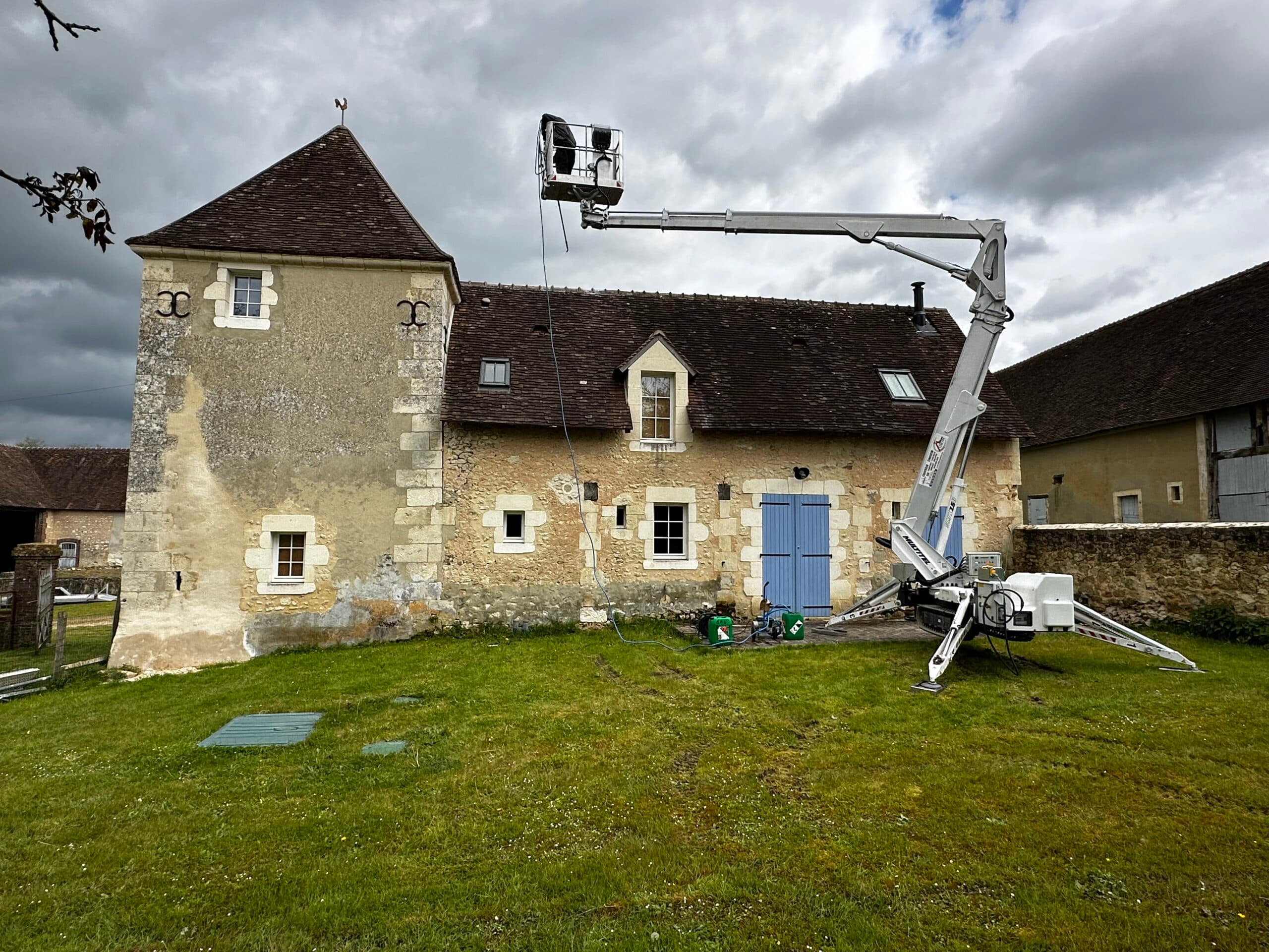 Nettoyage de toiture